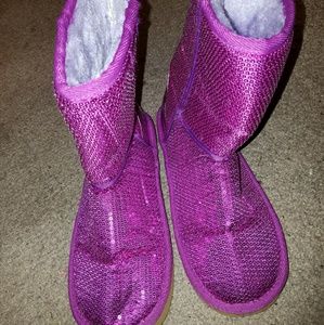 Girls Justice sequin boots